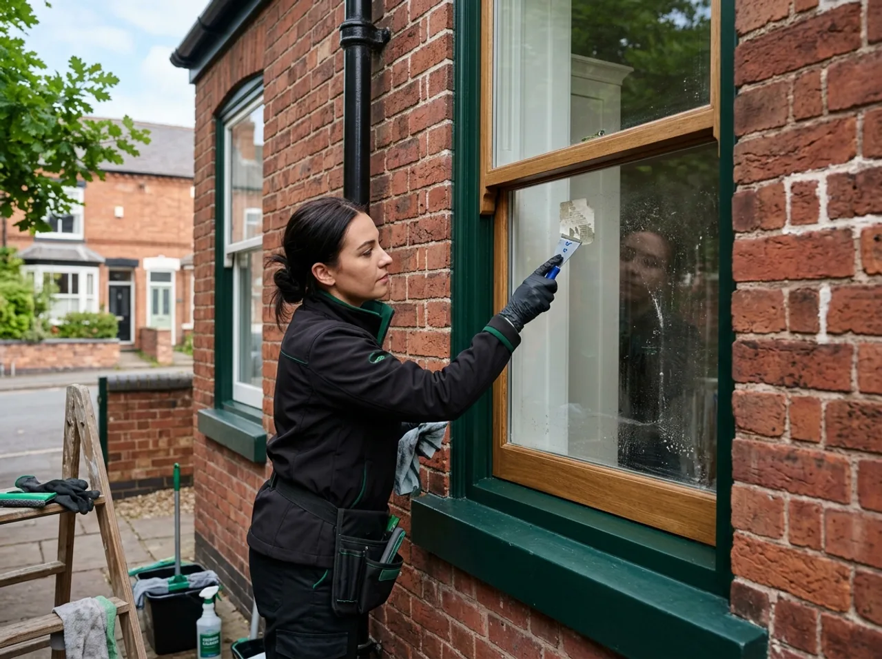 Solar panel cleaning